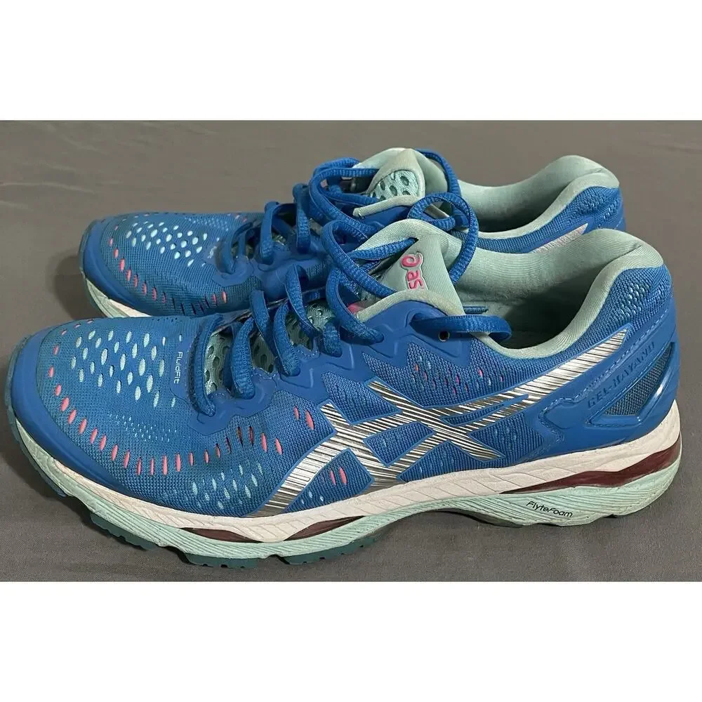 ASICS GEL-Kayano 23 Women’s Running Shoes Size 9 Diva Blue Silver Excellent